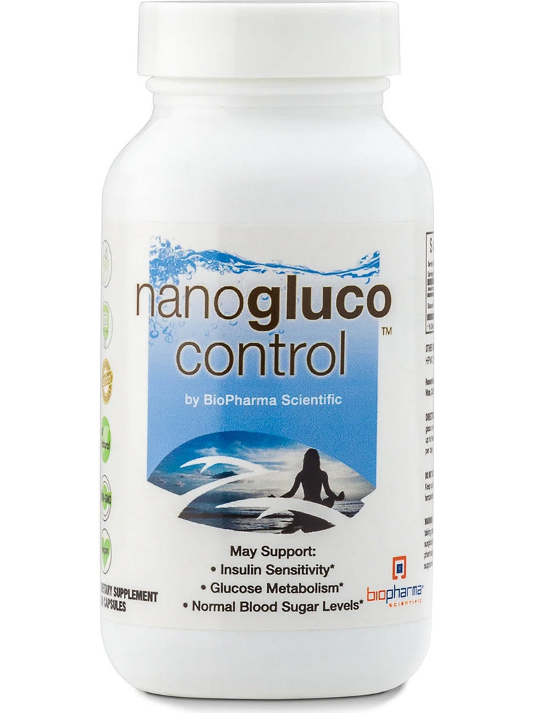 BioPharma Scientific, NanoGluco Control, 60 Capsules