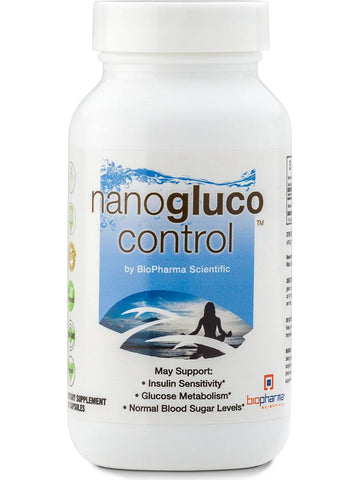 BioPharma Scientific, NanoGluco Control, 60 Capsules