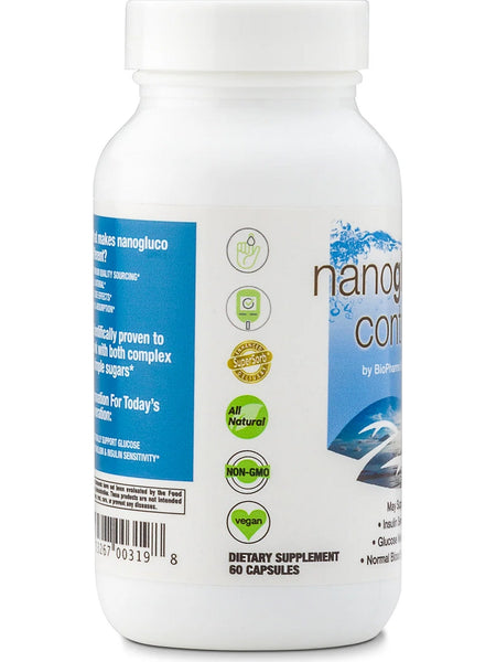 BioPharma Scientific, NanoGluco Control, 60 Capsules
