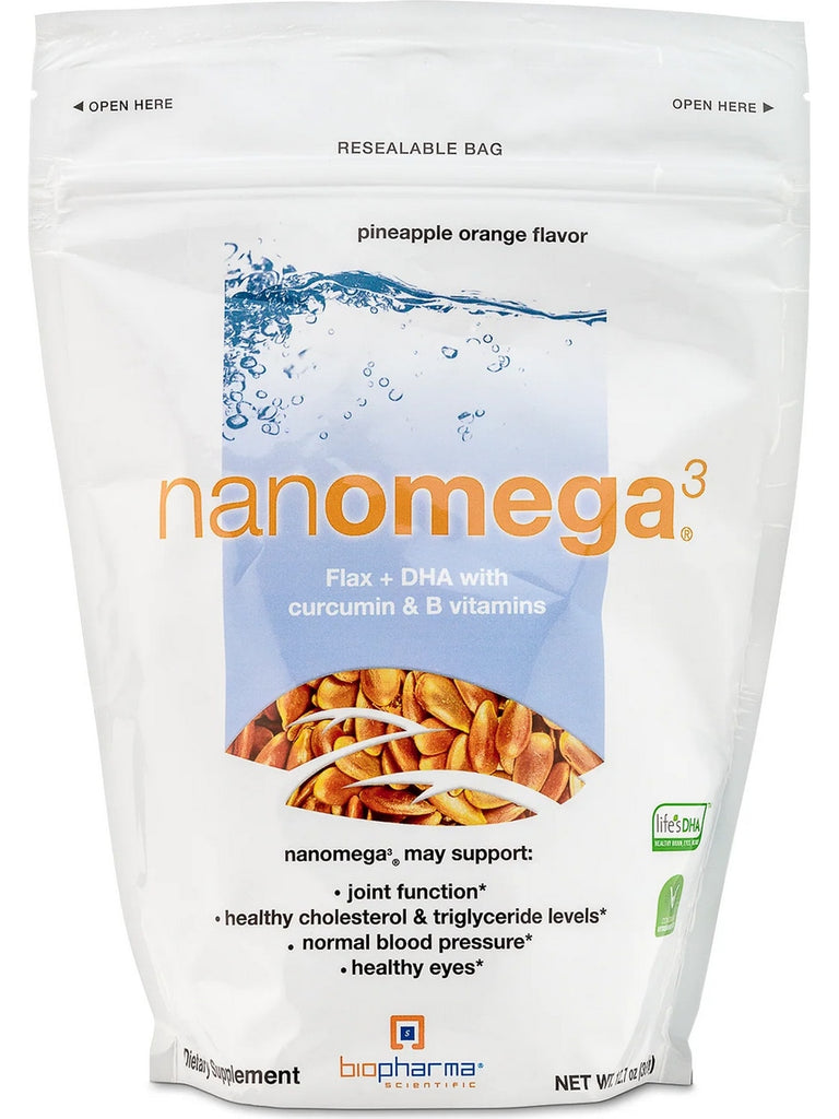 BioPharma Scientific, NanoOmega 3, Pineapple Orange, 12.7 oz