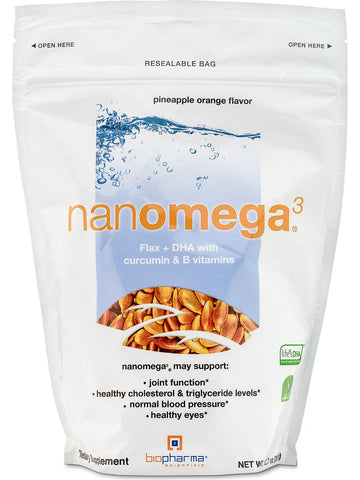 BioPharma Scientific, NanoOmega 3, Pineapple Orange, 12.7 oz