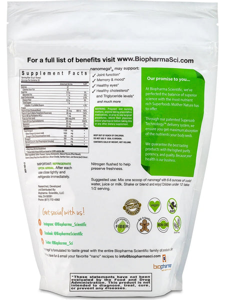 BioPharma Scientific, NanoOmega 3, Pineapple Orange, 12.7 oz