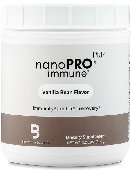 BioPharma Scientific, NanoPro PRP Immune, Vanilla Bean, 1.2 lbs