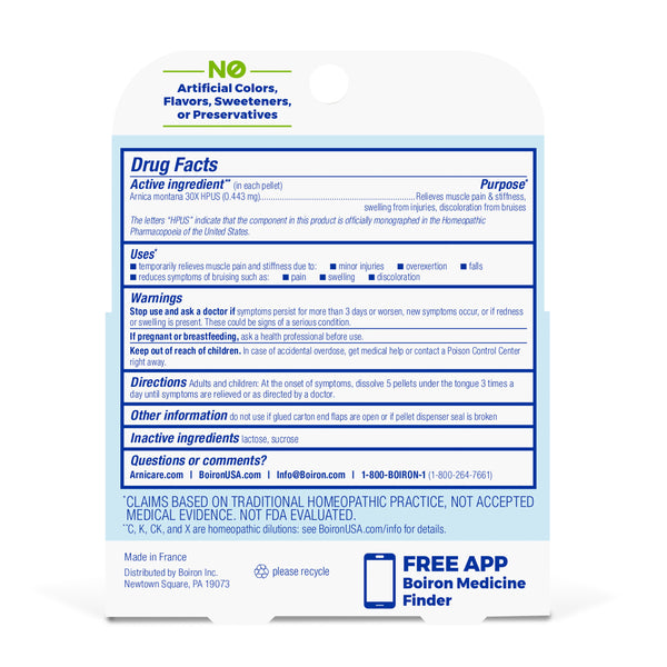 Boiron, Arnica 30X Bonus Pack, 3 Tubes