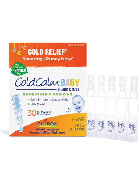 Boiron, Coldcalm Baby Liquid Doses, 30 Liquid Doses