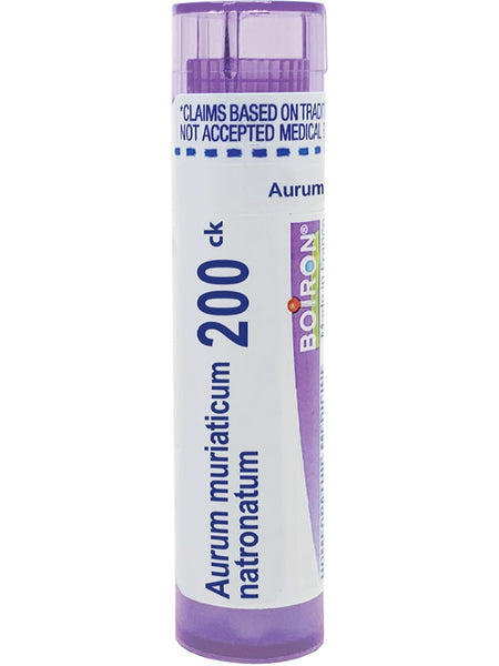 Boiron, Aurum Muriaticum Natronatum 200CK, 80 Pellets