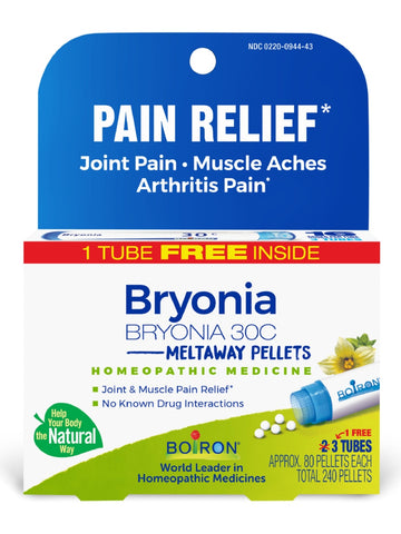 Boiron, Bryonia 30C Bonus Pack, 3 Tubes