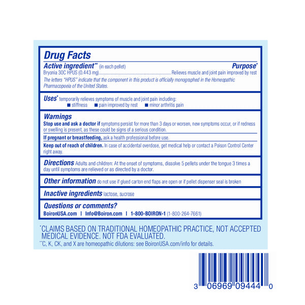 Boiron, Bryonia 30C Bonus Pack, 3 Tubes