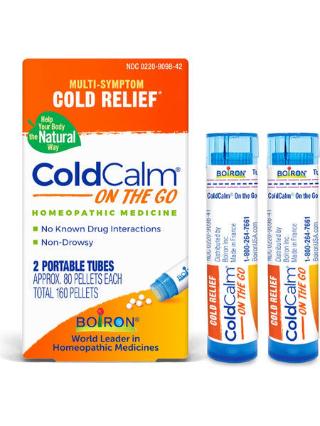 Boiron, Coldcalm On The Go, 2 Portable Tubes