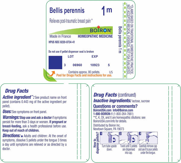 Boiron, Bellis Perennis 1M, 80 Pellets