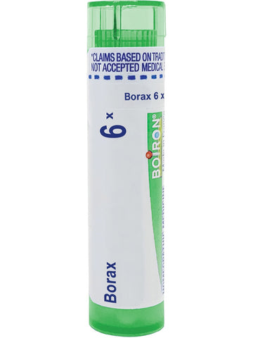 Boiron, Borax 6X, 80 Pellets