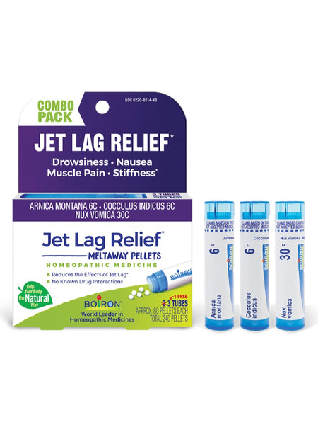 Boiron, Jet Lag Relief Bonus Pack, 3 Tubes
