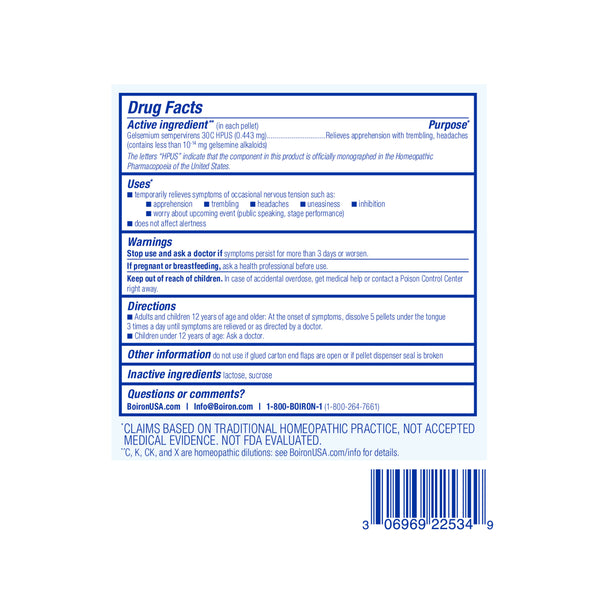 Boiron, Gelsemium Sempervirens 30C Bonus Pack, 3 Tubes