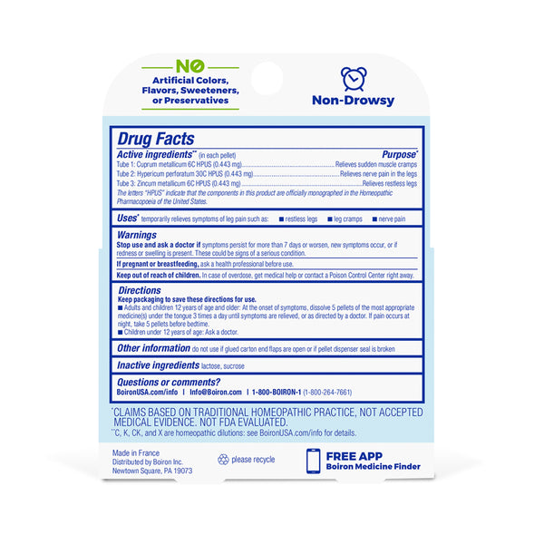 Boiron, Leg Pain Relief Bonus Pack, 3 Tubes