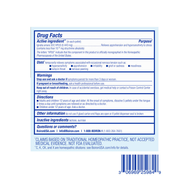 Boiron, Ignatia Amara 30C Bonus Pack, 3 Tubes
