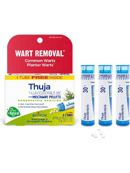 Boiron, Thuja Occidentalis 30C Bonus Pack, 3 Tubes