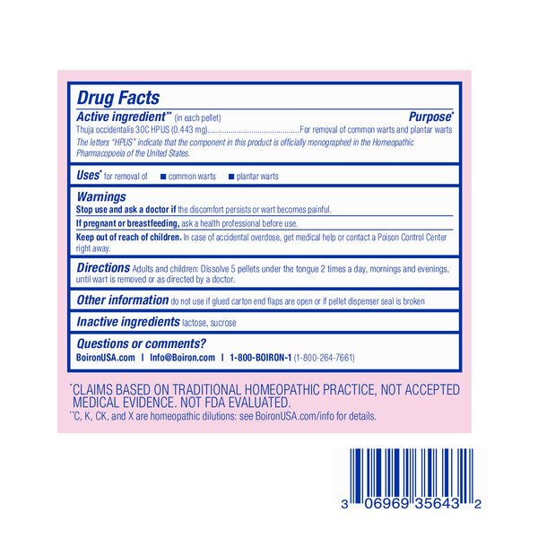 Boiron, Thuja Occidentalis 30C Bonus Pack, 3 Tubes