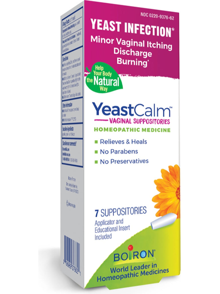 Boiron, YeastCalm, 7 Suppositories
