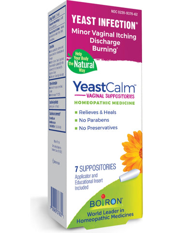 Boiron, YeastCalm, 7 Suppositories