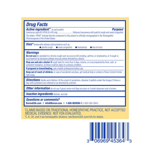 Boiron, Sambucus Nigra 6C Bonus Pack, 3 Tubes