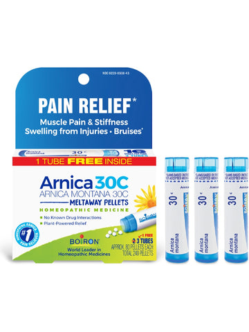 Boiron, Arnica 30C Bonus Pack, 3 Tubes