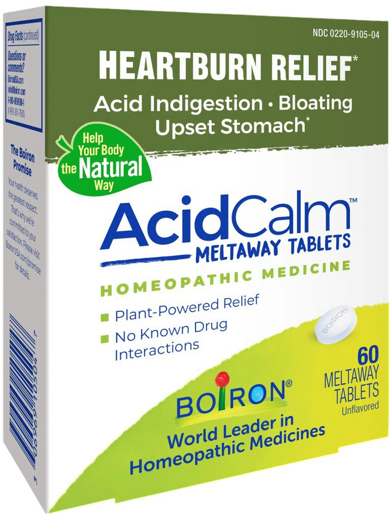 Boiron, AcidCalm, 60 Meltaway Tablets