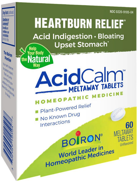 Boiron, AcidCalm, 60 Meltaway Tablets