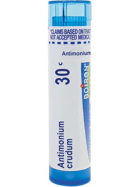 Boiron, Antimonium Crudum 30C, 80 Pellets