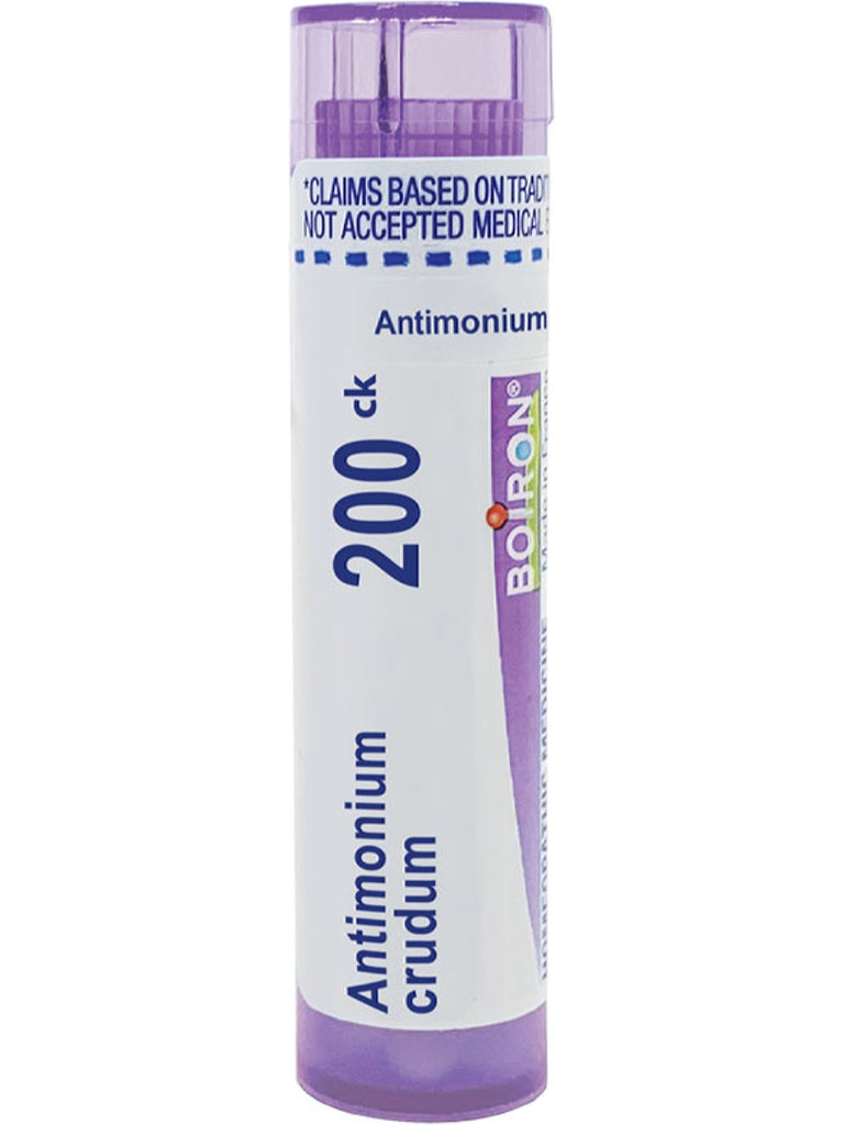 Boiron, Antimonium Crudum 200CK, 80 Pellets