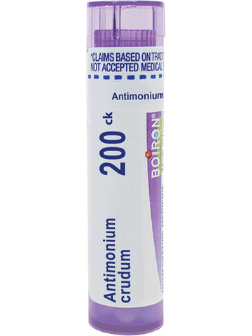 Boiron, Antimonium Crudum 200CK, 80 Pellets