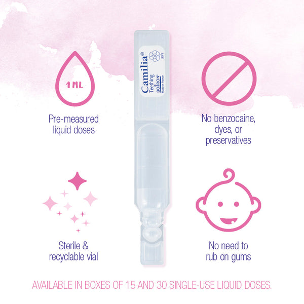 Boiron, Camilia Liquid Doses, 15 Pre-Measured Liquid Doses