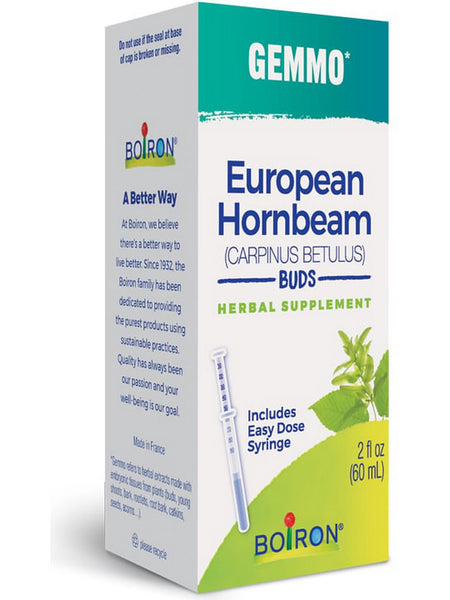 Boiron, Gemmo European Hornbeam Buds, 2 fl oz