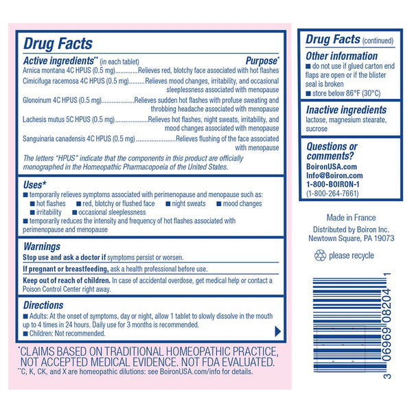 Boiron, Cyclease Menopause, 60 Meltaway Tablets