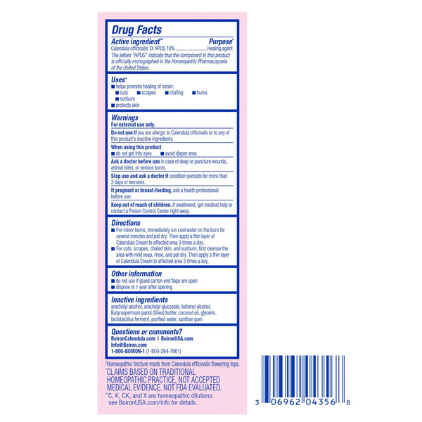 Boiron, Calendula Cream, 2.5 oz
