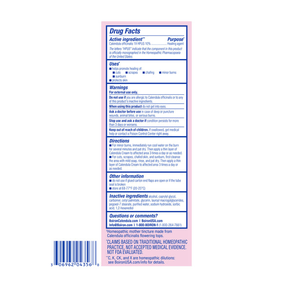 Boiron, Calendula Cream, 2.5 oz