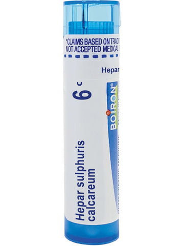 Boiron, Hepar Sulphuris Calcareum 6C, 80 Pellets