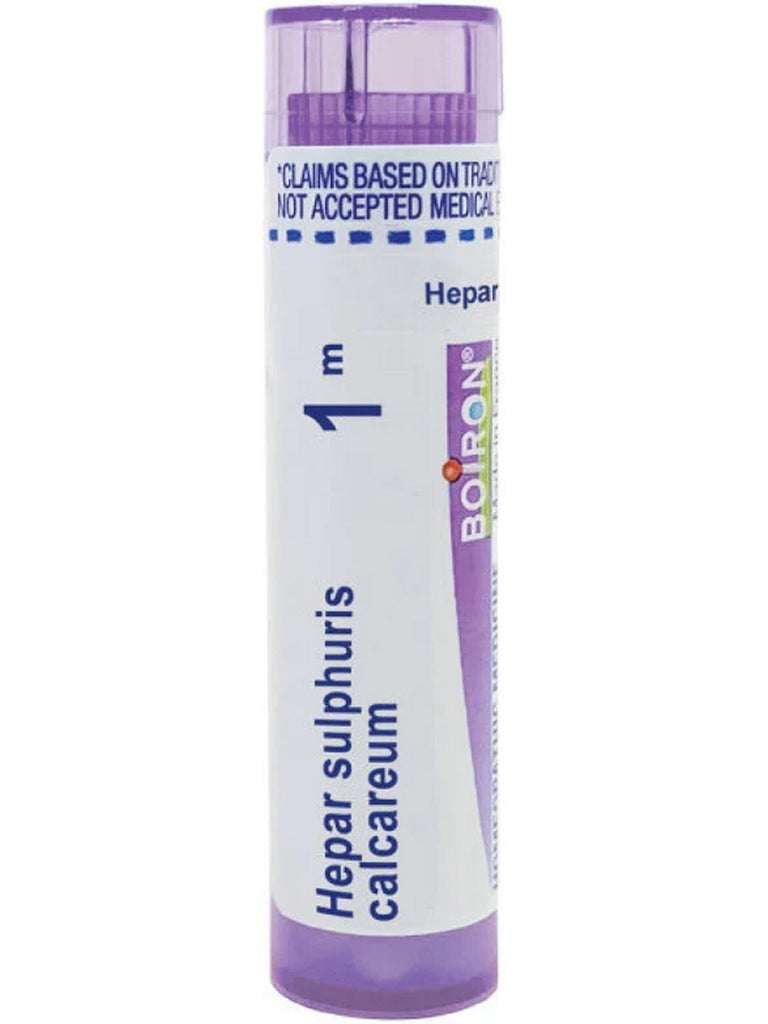 Boiron, Hepar Sulphuris Calcareum 1M, 80 Pellets