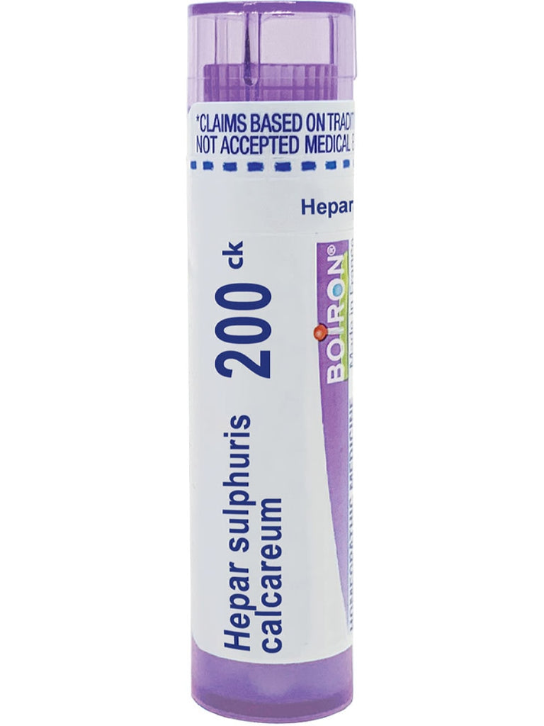 Boiron, Hepar Sulphuris Calcareum 200CK, 80 Pellets