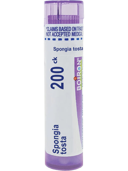 Boiron, Spongia Tosta 200CK, 80 Pellets