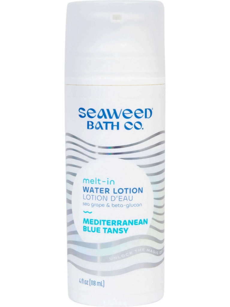 Seaweed Bath Co., Melt-In Water Lotion, Mediterranean Blue Tansy, 4 fl oz