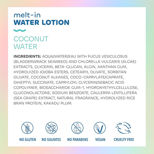 Seaweed Bath Co., Melt-In Water Lotion, Coconut Water, 4 fl oz