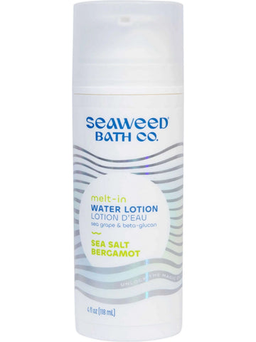 Seaweed Bath Co., Melt-In Water Lotion, Sea Salt Bergamot, 4 fl oz