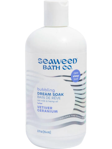 Seaweed Bath Co., Bubbling Dream Soak, Vetiver Geranium, 12 fl oz