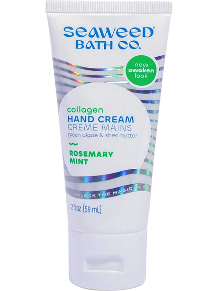 Seaweed Bath Co., Collagen Hand Cream, Rosemary Mint, 2 fl oz