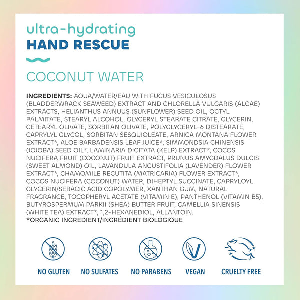 Seaweed Bath Co., Ultra-Hydrating Hand Rescue, Coconut Water, 2 fl oz