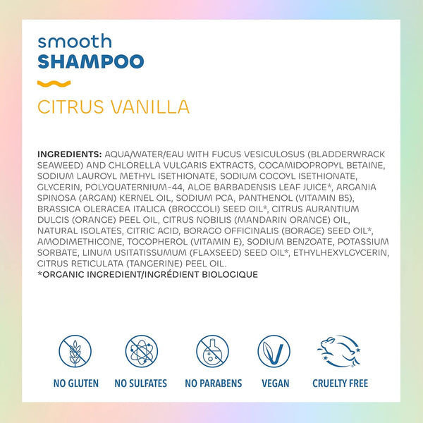 Seaweed Bath Co., Smooth Shampoo, Citrus Vanilla, 12 fl oz