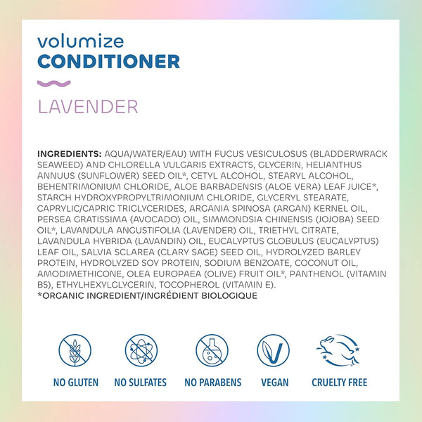 Seaweed Bath Co., Volumize Conditioner, Lavender, 12 fl oz