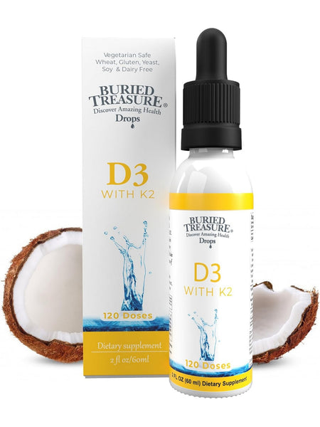 Buried Treasure, D3 with K2, 2 fl oz
