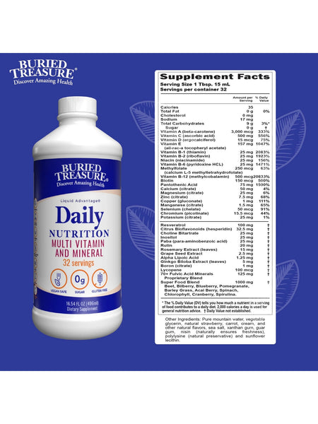 Buried Treasure, Daily Nutrition, 16.54 fl oz