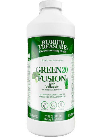 Buried Treasure, Green20 Fusion with Vollagen, 33 fl oz
